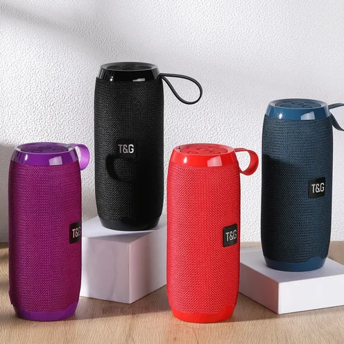 Imagen 2 del producto TG106A Audio Bluetooth altavoz de graves pesados altavoz de tela portátil al aire libre Mini tarjeta TF Subwoofer AUX USB estéreo bajo altavoz