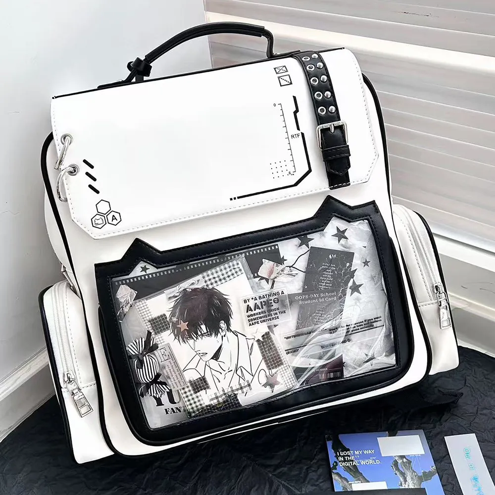 Original Daily Neutral Function Wind Small Food Lta Bag Large Capacity Sweet Cool Class Studen Anime Backpack Schoolbag