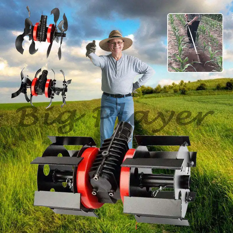 

Universal Precision Alloy Lawnmower Mower Accessory Straight Oblique Blade Loosening Trenching Weeding Deep Plowing Wheel