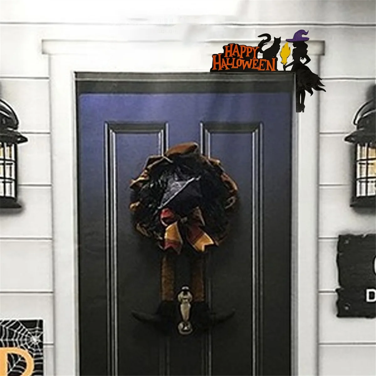 

Reliable Halloween Door Crest, Horror Door Frame Wall Art Decoration Sculpture, Door Frame Decoration Statu