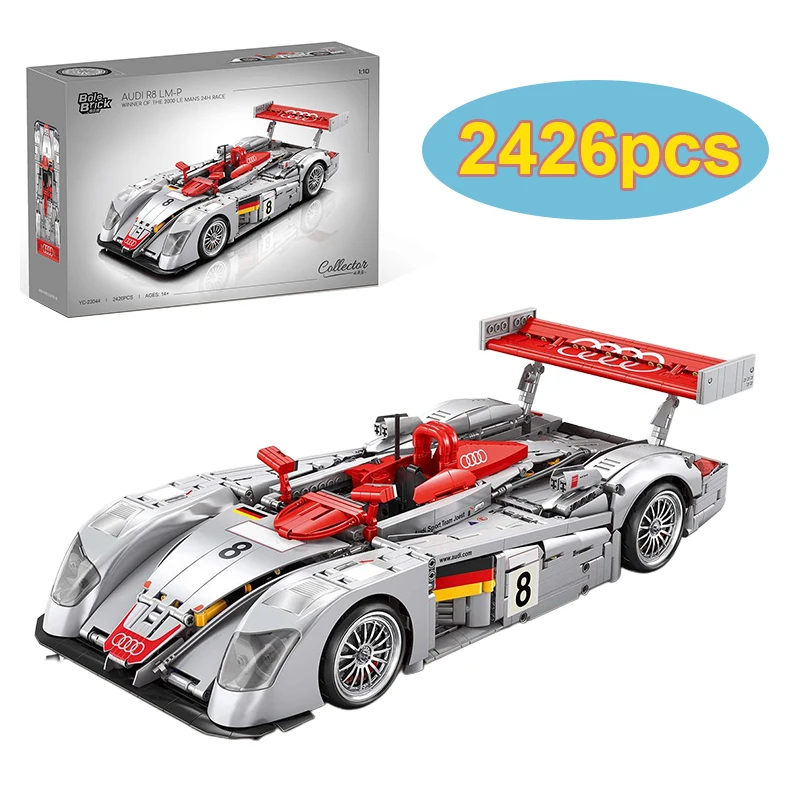 

City Speed Racing Vehicle Building Blocks Sports Supercar Hypercar MOC Creative Model Assembly Toy DIY Brick Gift Kids Boys