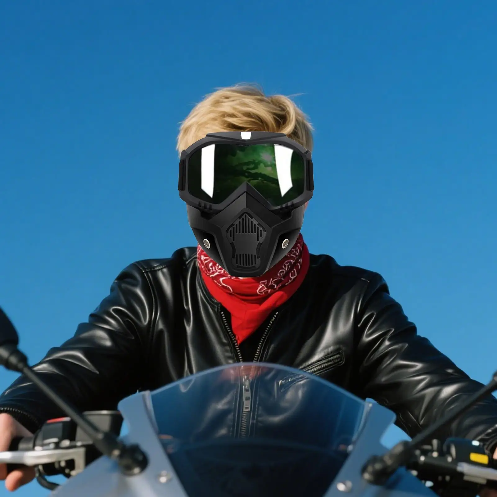 Очки для верховой езды, защитные очки для мотокросса на все лицо, винтажные очки для мотокросса, пылезащитные противотуманные сварочные очки для улицы