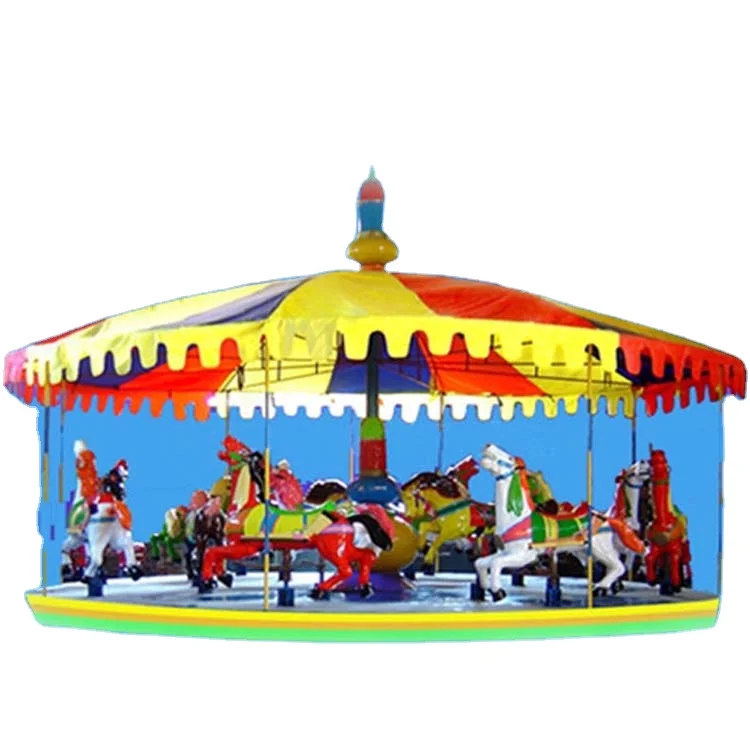 Factory Direct Sale Delicate Carousel for Commercial Fairground Merry-go-round for Amusement