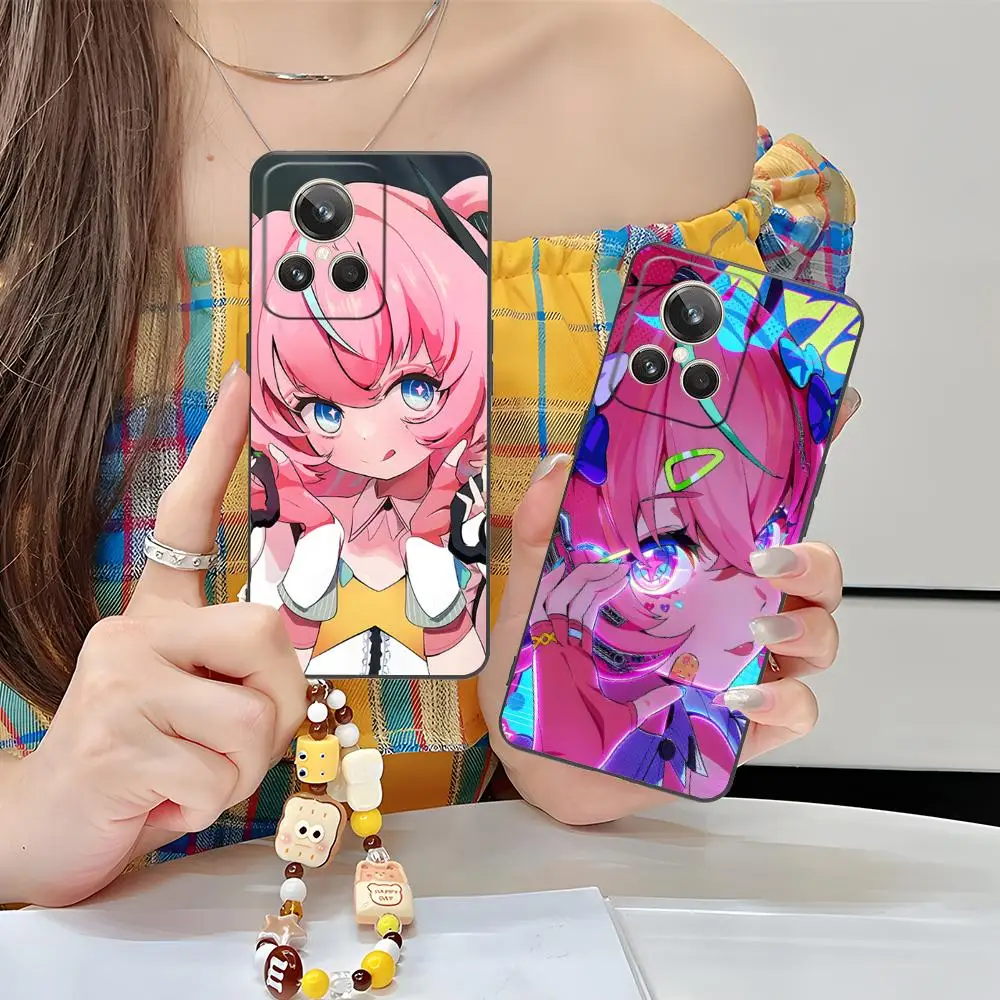 Capa de Telefone Móvel Zenless Zone Zero Aria Matte TPU para Realme 15 14 13 12 11 10 9 Pro Plus T i Lite 5G com Impressão Colorida