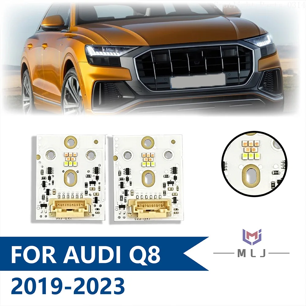 

For 2019-2023 Audi Q8 SQ8 RSQ8 LED Angle Eye Daytime Running Lights Chip DRL Module LED White Light Source Chips Car Accessories
