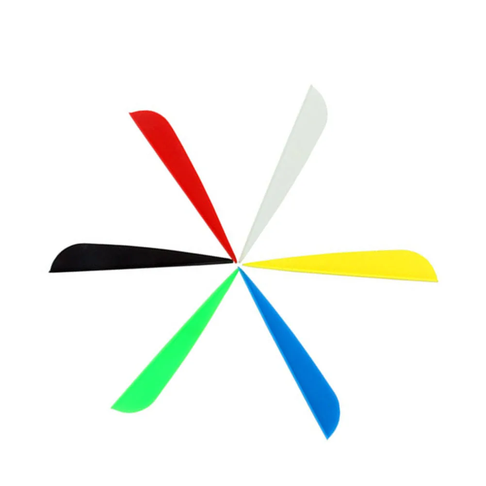 27Pcs 3 Inch Water Drop Archery Fletching Durable Universal Arrow Vanes untuk Kontrol Optimal dan Pengurangan Gesekan
