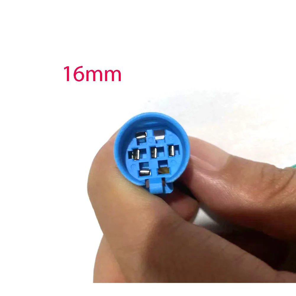 12mm 16mm 19mm 22-30mm cable socket for metal push button switch wiring 2-6 wires stable lamp light button