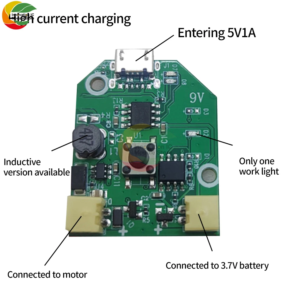 USB Charging Small Fan Board Control Board Motherboard Handheld Small Table Fan Mobile Fan Universal Board