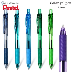 1 Pcs Pentel Gel Pen BLN105 Needle Tip Writing Smooth Quick Dry Color Ink 0.5mm Test Office Fountain Pen Japanese Stationery