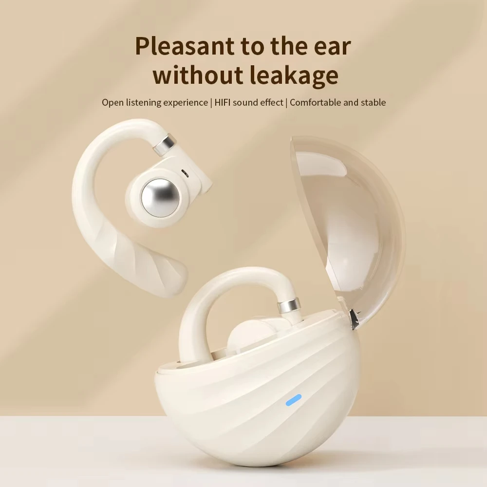 

Беспроводные наушники Niye Bluetooth 5.3 с открытым звукопроводом OWS, HD-звонки, гарнитура с шумоподавлением и микрофоном