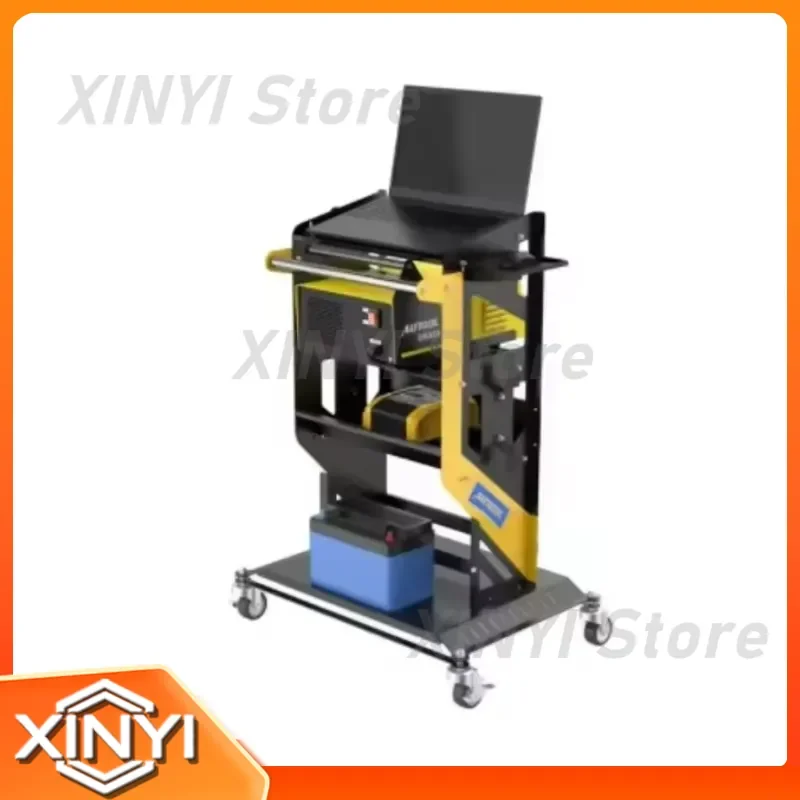 OEM AUTOOL 4 Layer Metal Diagnostic Cart Tool Trolley for ECU Programming with 300kg Capacity for Automotive Repair Tools and