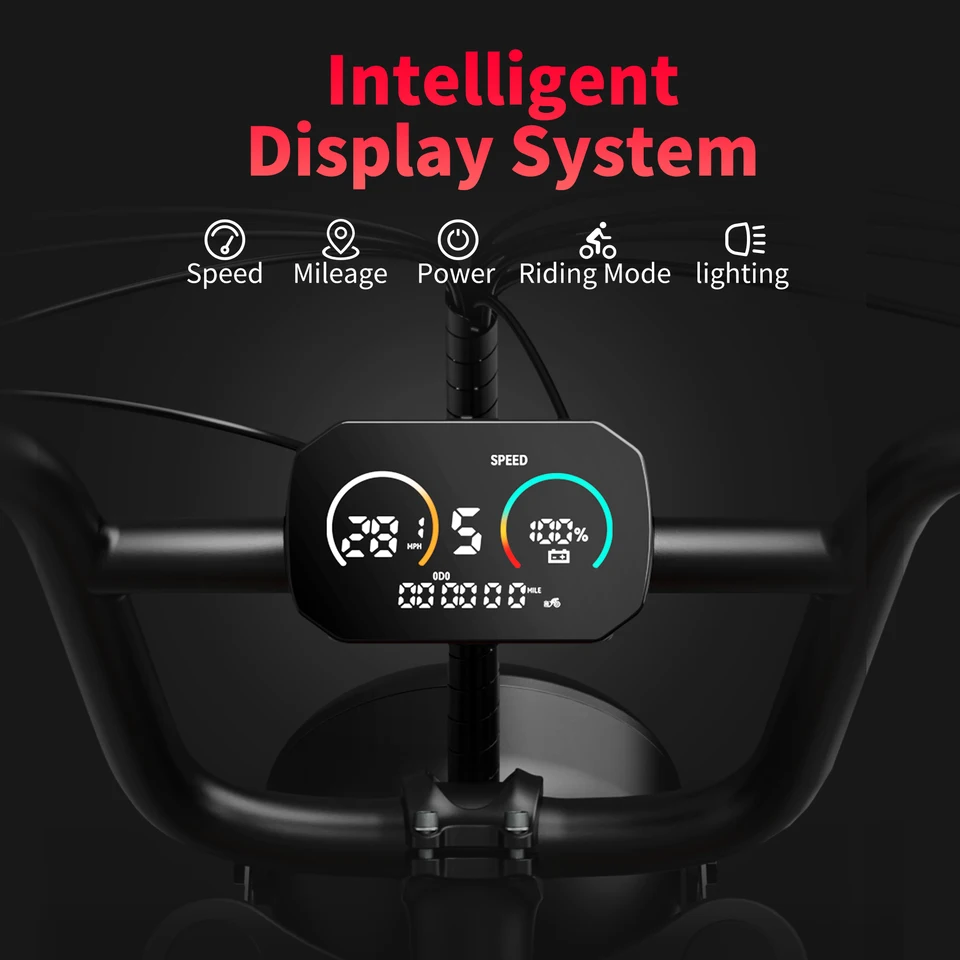 AMYET V9-G60 Adults Electric Bike 1000W Motor Bicycle 48V 20AH 20“ Tire Ebike Electric E Bikes Mountain Moped Ebikes For Men image 9