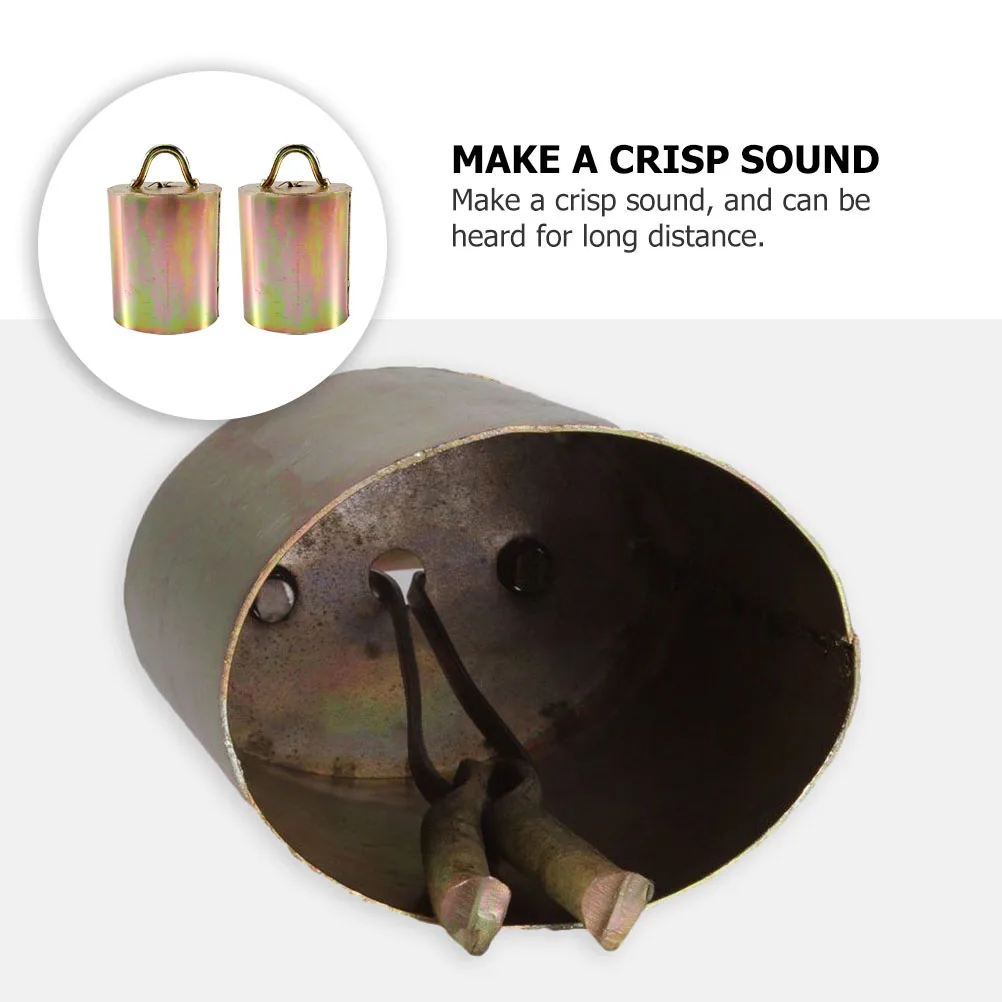 

4 Pcs Cow Bell Cowbell Animals for Sheep Vintage Bells Galvanized Anti-lost Hanging The