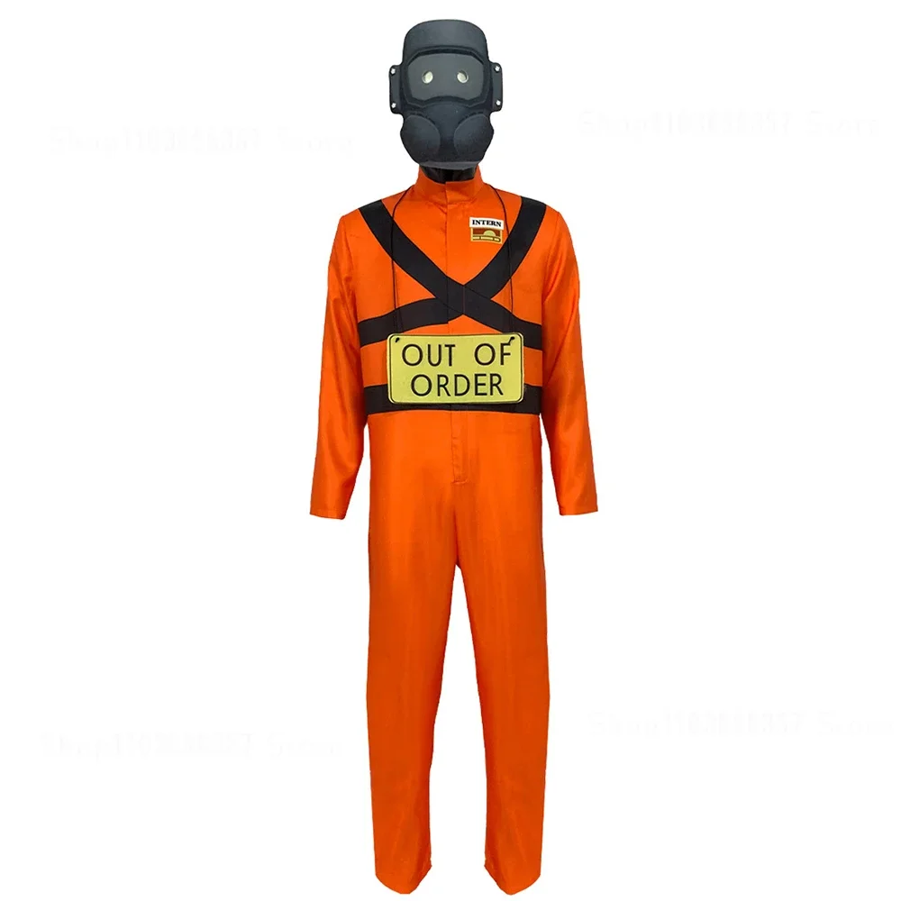 Costume de cosplay de jeu Lethal Company pour adultes, combinaison unisexe, uniforme de batterie, vêtements de fête d'Halloween, nouveau, 2024