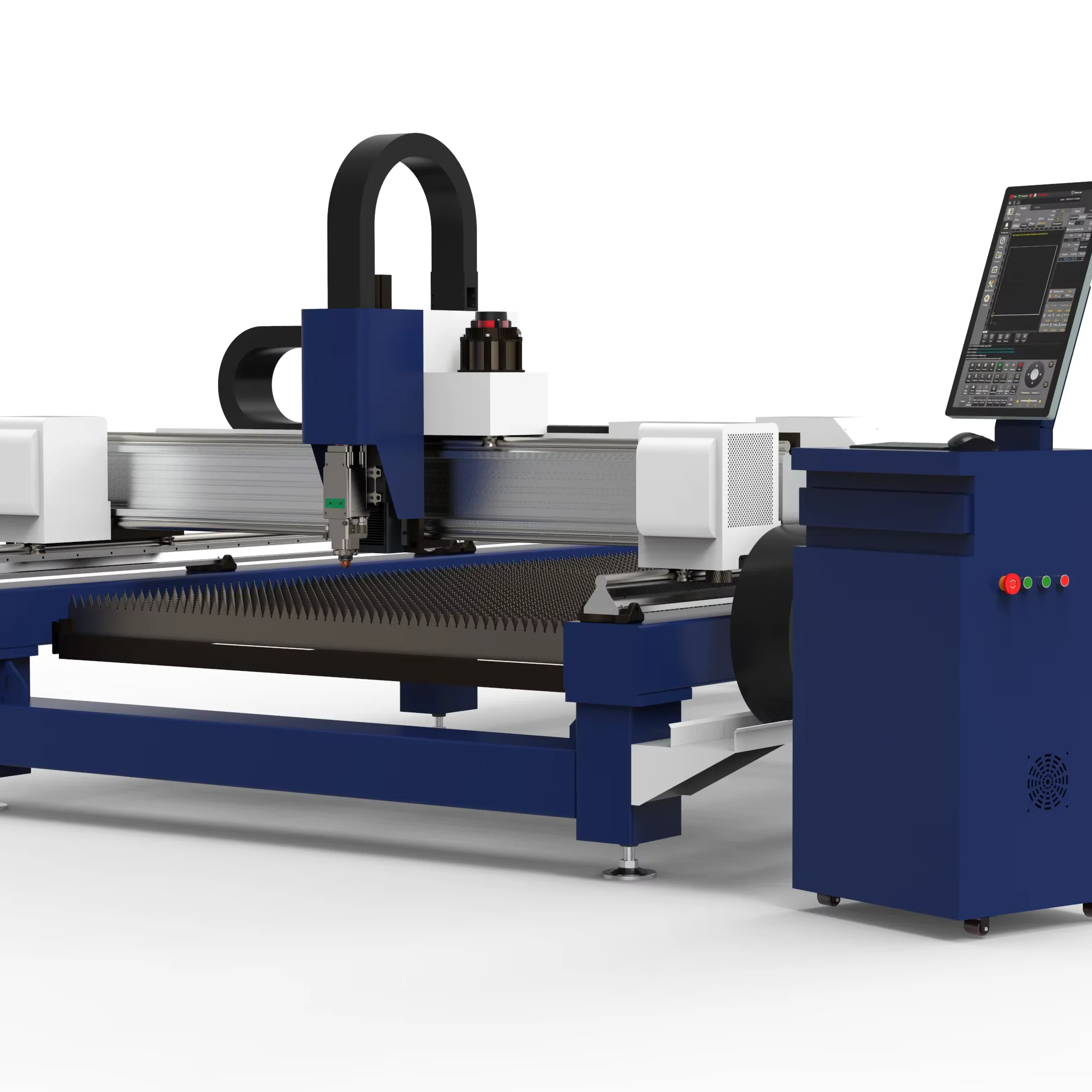 

Portable Gantry Fiber Laser Cutting Machine, 3016/4020/6020 Sizes, 1.5kw 3000w 6kw Power, Convenient Installation