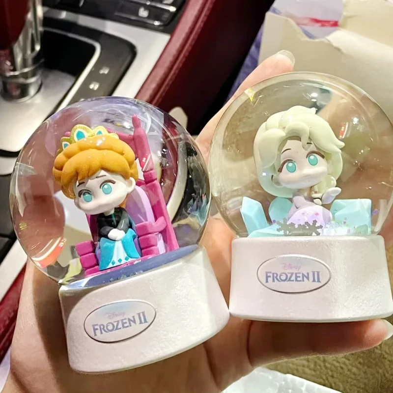 New 52TOYS Disney Blind Box Ice And Snow Romance Crystal Ball Elsa Snow Treasure Trendy Toy Mystery box Girl Birthday Gifts
