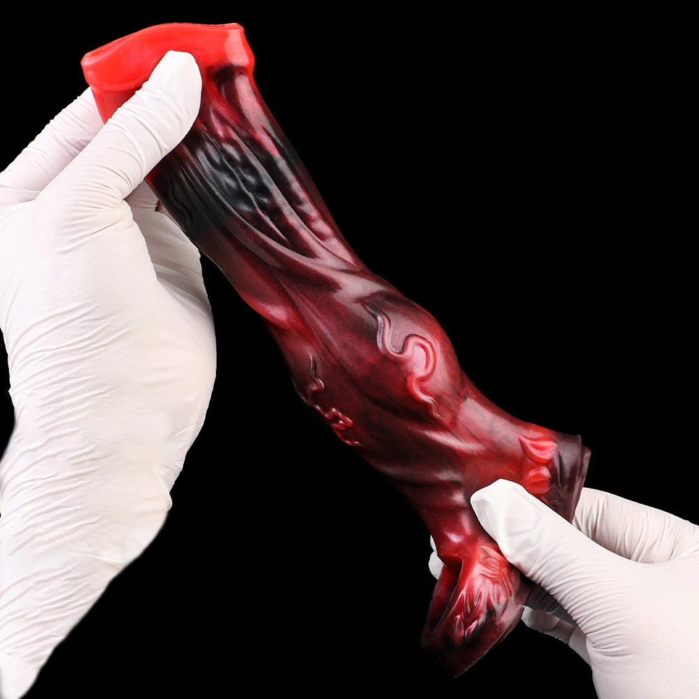 NNSX Animal Unicorn Dildo Sheath Penis Extender Sleeve Hollow Penis Cover Dick Enlargement Sex Toys For Men Adult 18