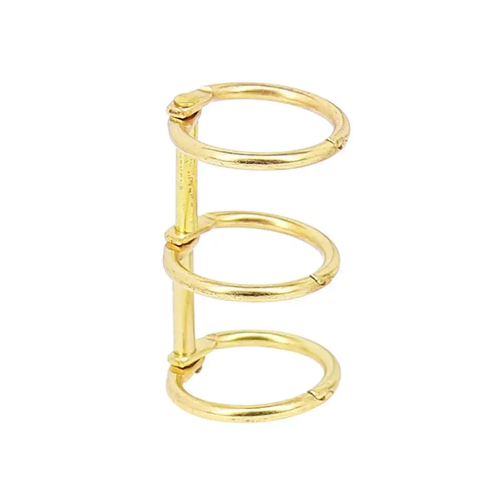 3-Ring Metal Loose Leaf Binder Rings Set