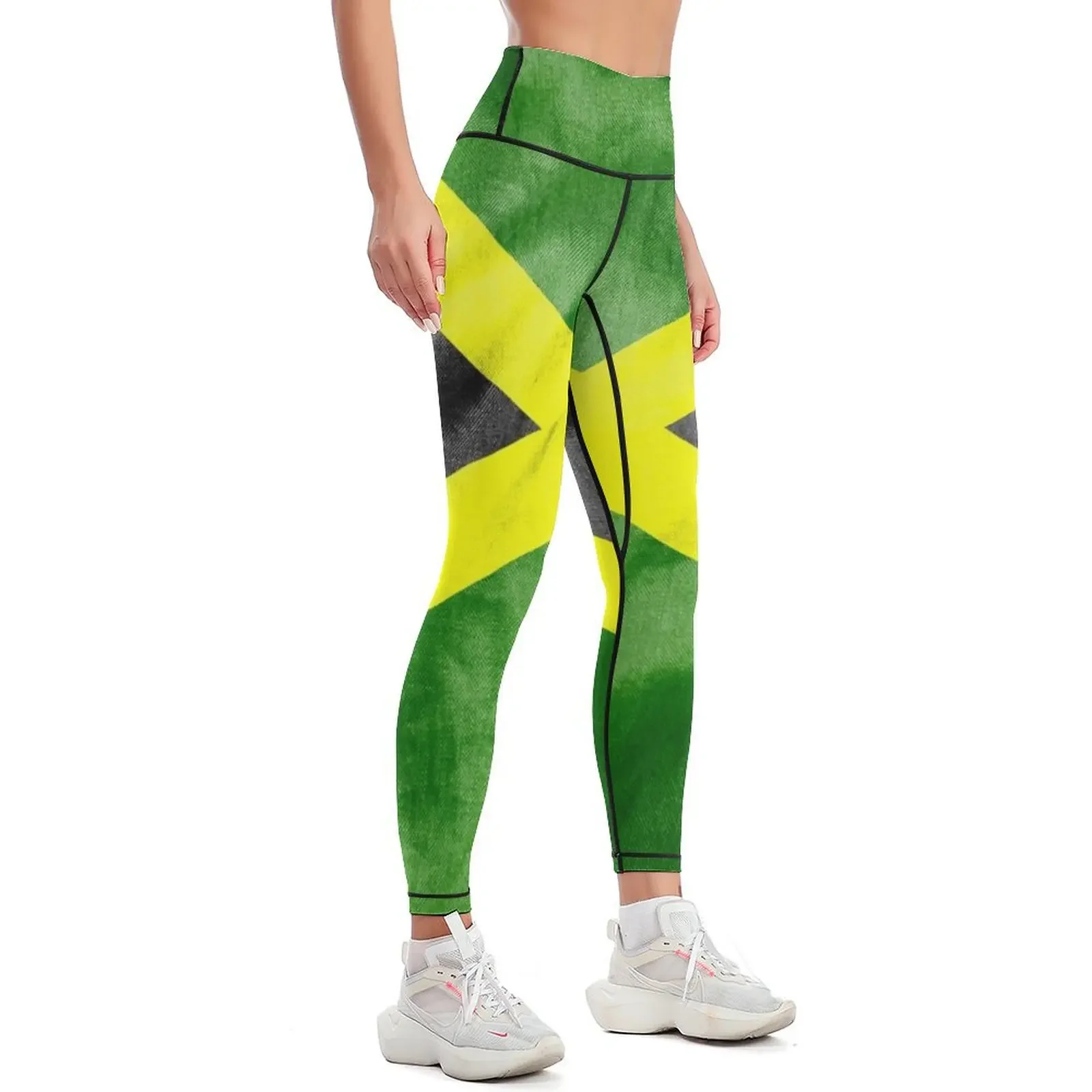 Jamaica Flag Leggings Sweatpants workout shorts push up legging sportswear gym Womens Leggings