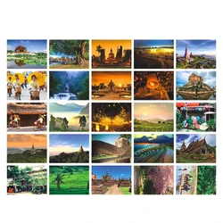 30 Sheets/Lot New Landscape Postcard Chiang Mai Station Travel Series Postal Card Creative Decoration Lettercard Blessing Card