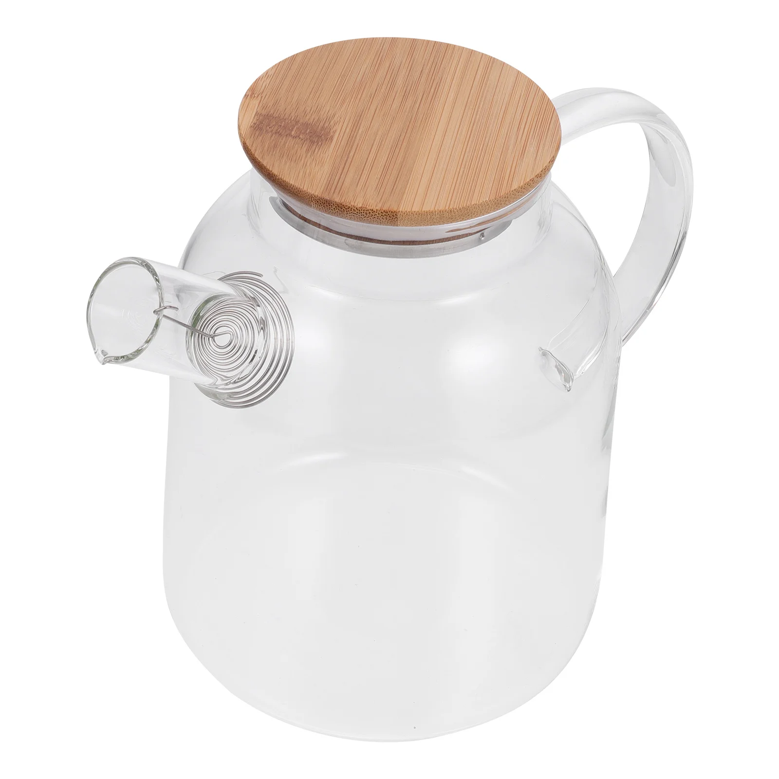 

with Cover Clear Water Bottle Cold High Borosilicate Glass Filtered Japanese-style Kettle