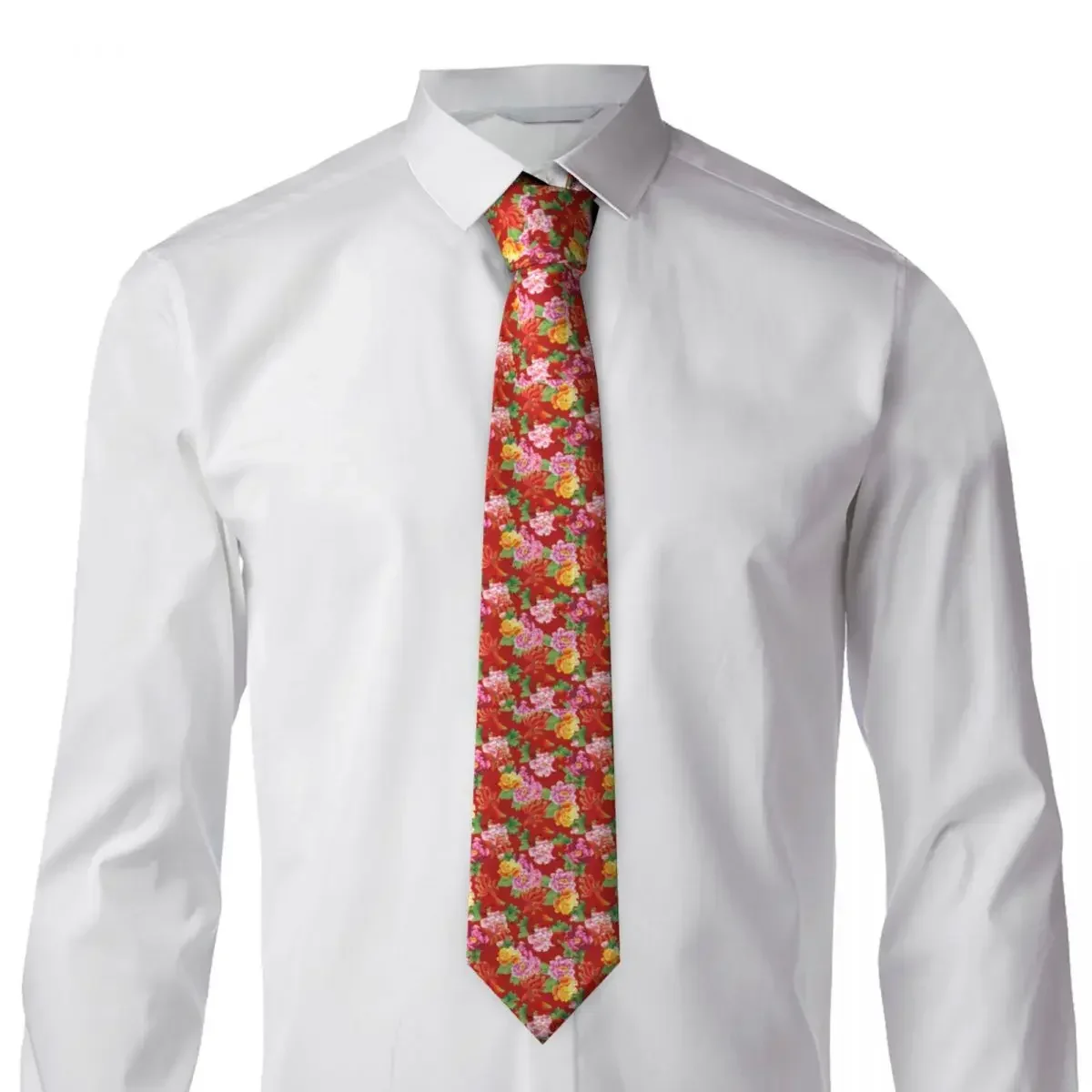 Dongbei Big Flower Tie Style Leisure Neck Ties Novelty Casual Neck Tie For Men Custom Collar Tie Necktie Gift