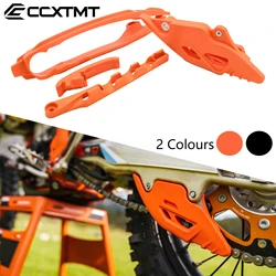 Motorcycle Swingarm Chain Slider Kit Chain Guard Guide Brake Hose Clamp For KTM SX SXF EXC EXCF XC XCF For Husqvarna FE TE 2024