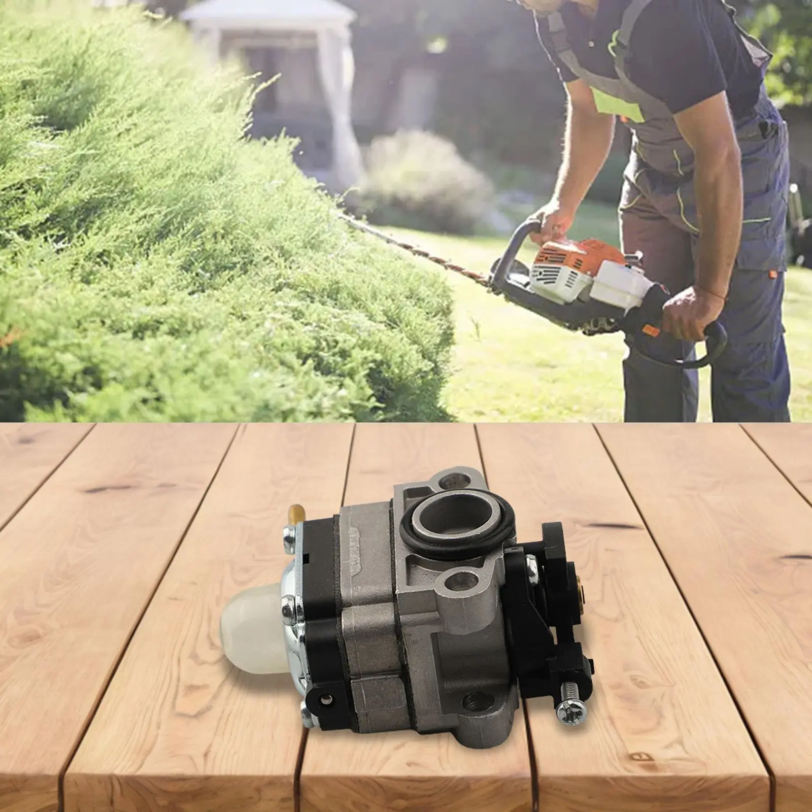 Precision engineered Carburetor for Hyper Tough HY26SST 26cc String Trimmer For Black Max BM25CSAC Gas Trimmer
