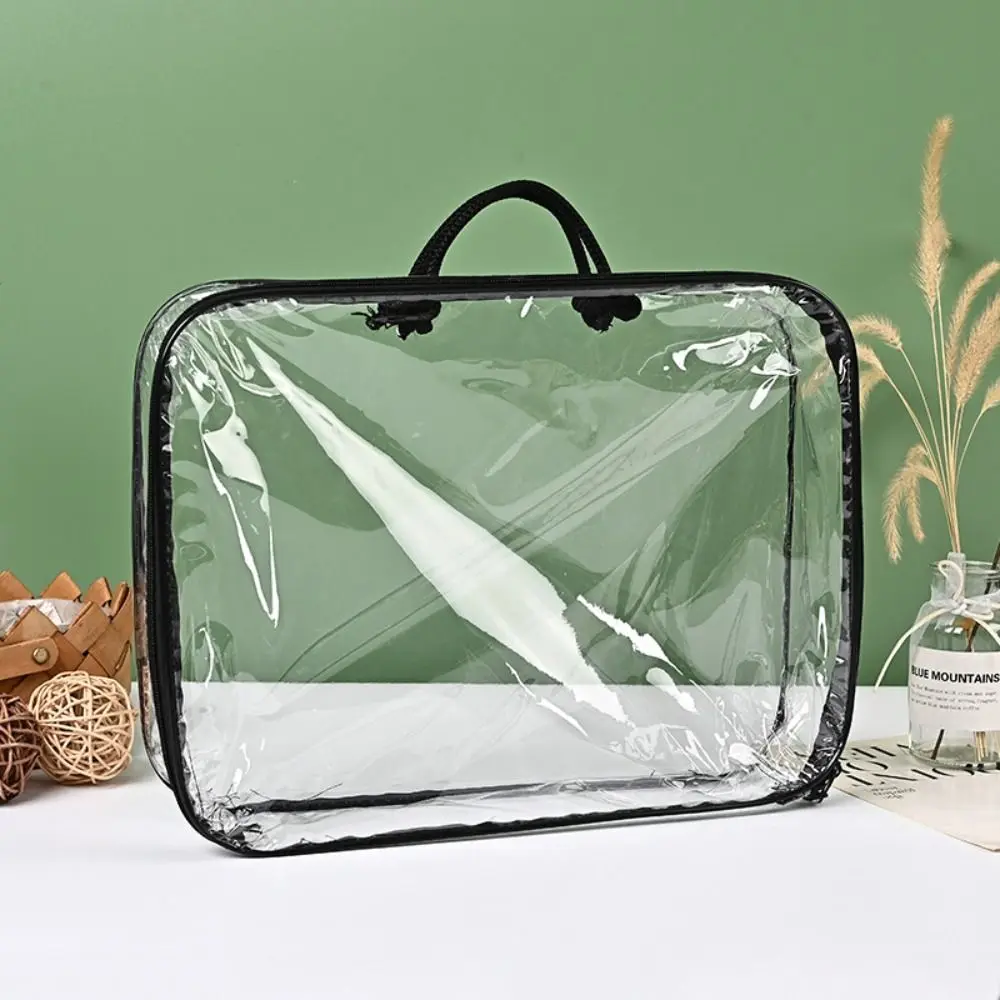 

Large Capacity Compression Packing Cubes Visible Clear Packing Organizer Transparent Wear Resistant Luggage Bag Clothings