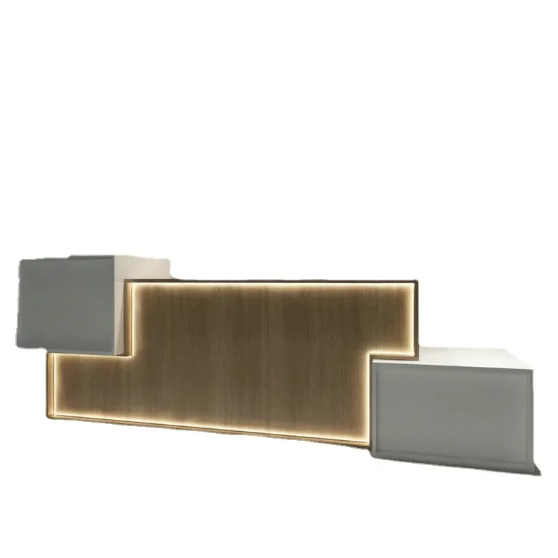 Modern Commercial Reception Desk for Office Hotel Retail Store Checkout Counter Creative Design Front Desk Furniture
