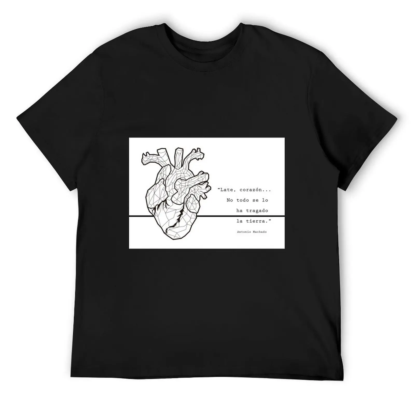 

Late, heart T-Shirt blue lock customs man clothes fitted t shirts for men