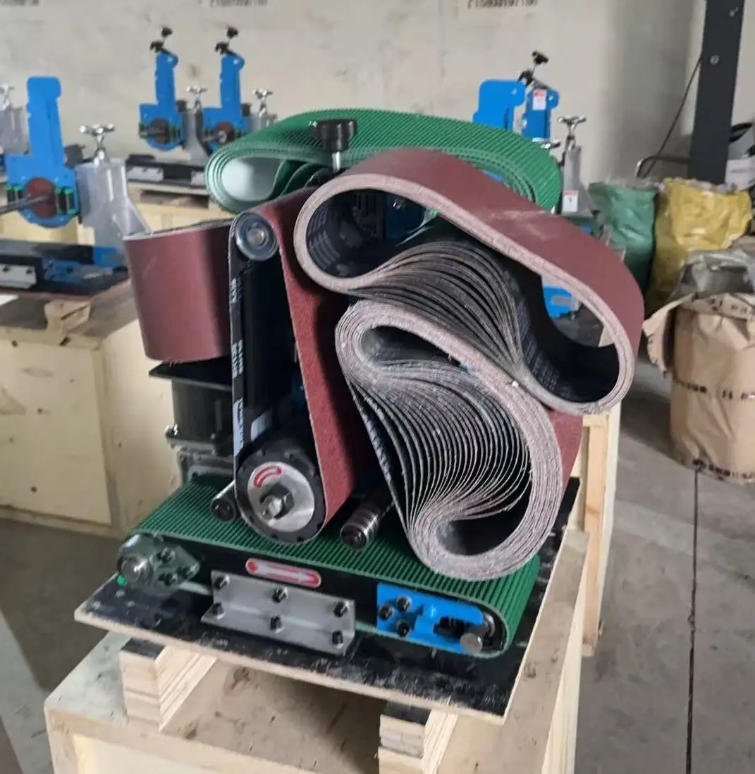 Machine Grade Vertical Metal Belt Machine IndustrialBelt Grinder Diy Sand Belt Polishing