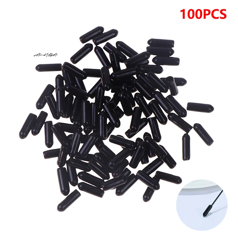 〔KaKa〕100Pcs Prong Collar Covers 100 Pieces Soft Rubber Tip Dog Pinch Training Collar Tips 2mm 2.5mm 3mm 3.5mm Comfort Tips