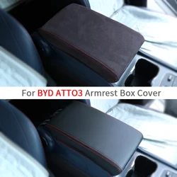 For ATTO3 BYD Accessories Yuan Plus 2022 2023 2024  Leather Cover For Armrest Box Specially Modified New Four Seasons Protection