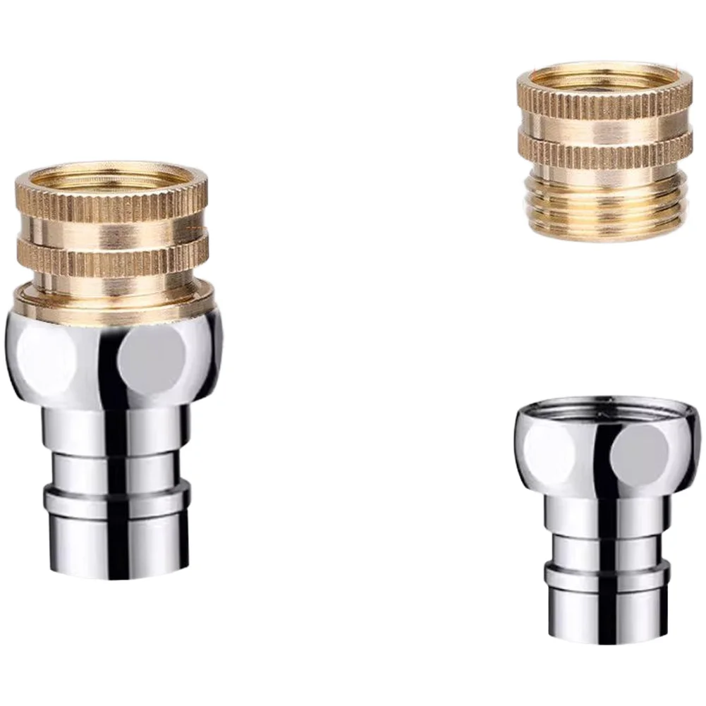 Plastic Faucet Adapter Converts 18.5mm Inner Coarse Thread to 20mm Outer Thread for Plumbing Fixture Connections