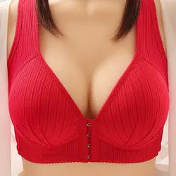 Sexy Closure Bra Women Front Fastening Bra Wireless Bras for Women Push Up Lingerie Plus Size Brassiere Sexy Women