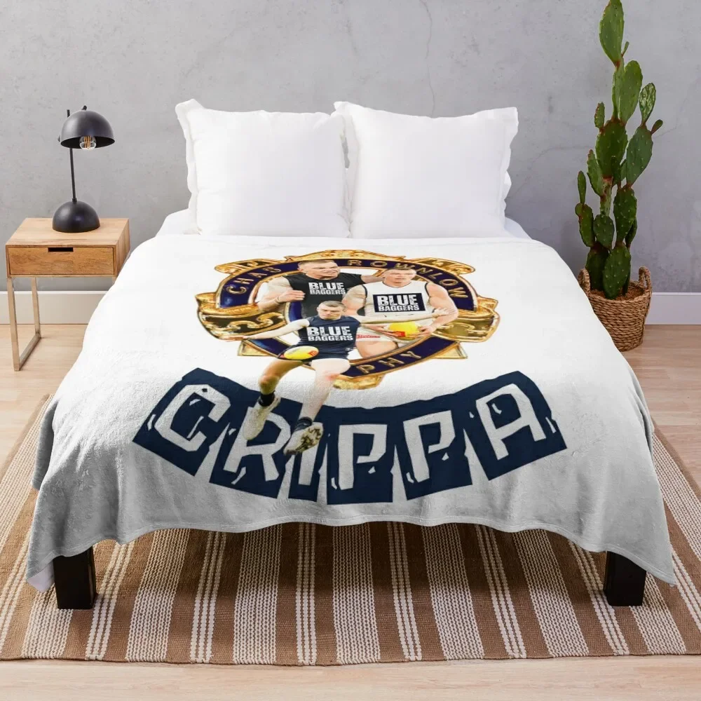 

Patrick Cripps Brownlow Medalist Carlton Football Club Throw Blanket decorative anime Bed Luxury Blankets
