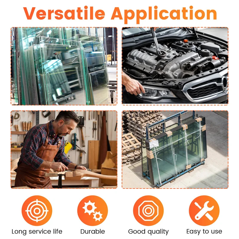 ABGR-3 "كوب فراغ مقعر 75 مم كوب شفط مضخة يدوية شديدة التحمل مع مسمار ملولب G3/8