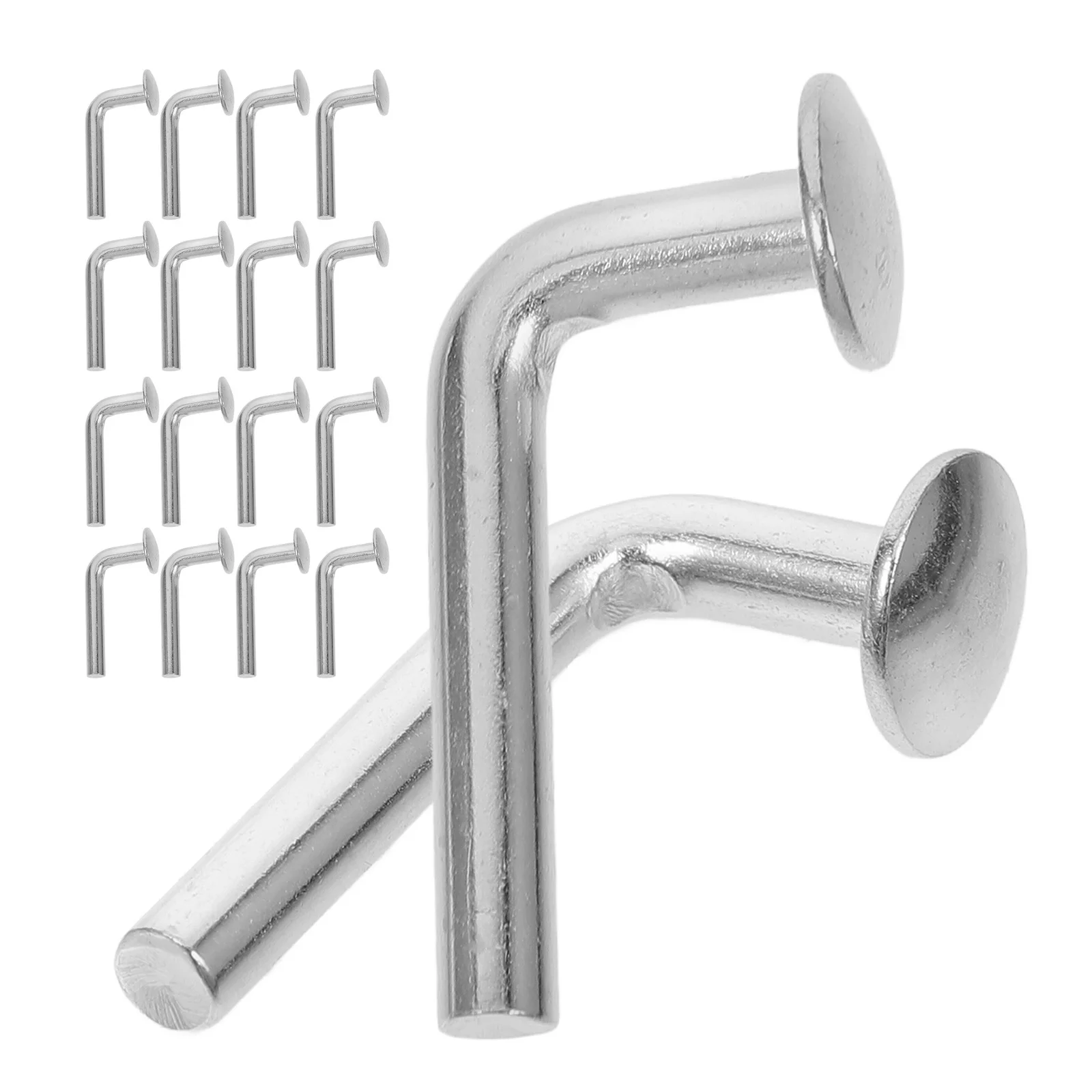 

100Pcs Universal Pallet Rack Drop Pin -Proof Round Head Safety Bolt for Warehouse Home Shelving Units