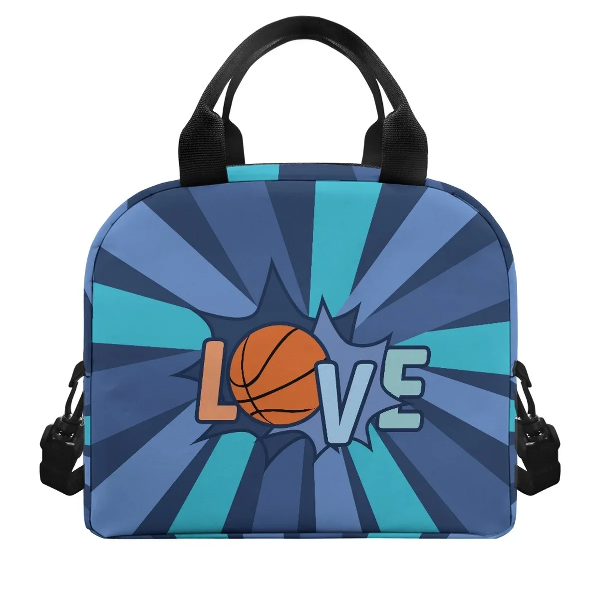 Nsulation Thermal Package Basketball Creative Design Lunch Bags Multi-Pocket School Lunch Boxes for Children