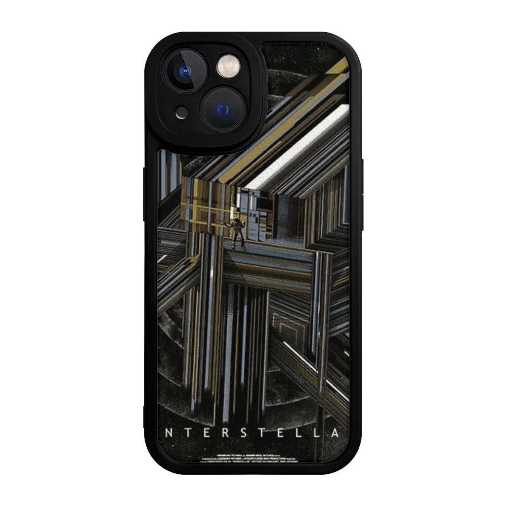 

Phone Case For iPhone 15 Pro Max Silicone Shell Interstellar Tesseract