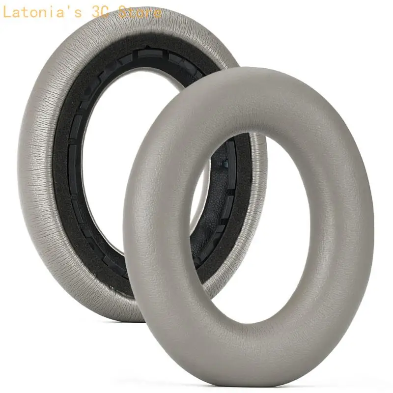 Luxury Replacement Ear Cushions Protein Leather Earpads Perfect Fit For Accentum/Accentum+ Wireless Headphones Earmuff X3UB