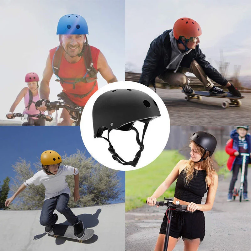 Skateboard Bicycle Roller Skating Longboard Plum Helmet Street Dance Head Protective Gear Protection Adult Kids