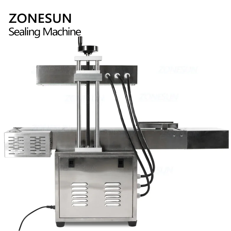 ZONESUN ZS-FK2100 verticale inductiesluitmachine, elektromagnetische continue aluminiumfoliesealer