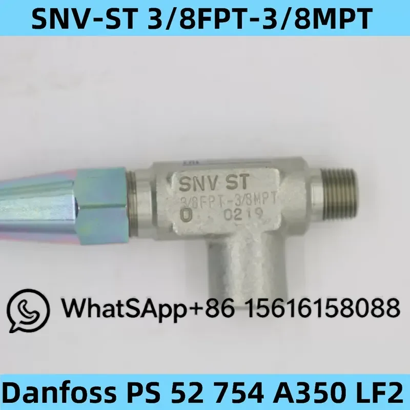 New Needle Valve SNV-ST 3/8FPT-3/8MPT for York Refrigeration Unit Control Valve Replacement Part 148B3747 HVAC AC Component