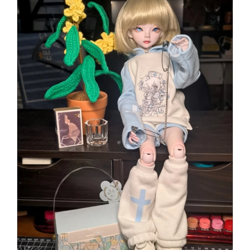 BJD 인형 옷 1/4 크기 귀여운 인형 옷 하위 문화 BJD 인형 옷 1/4 세트 인형 액세서리에 적합