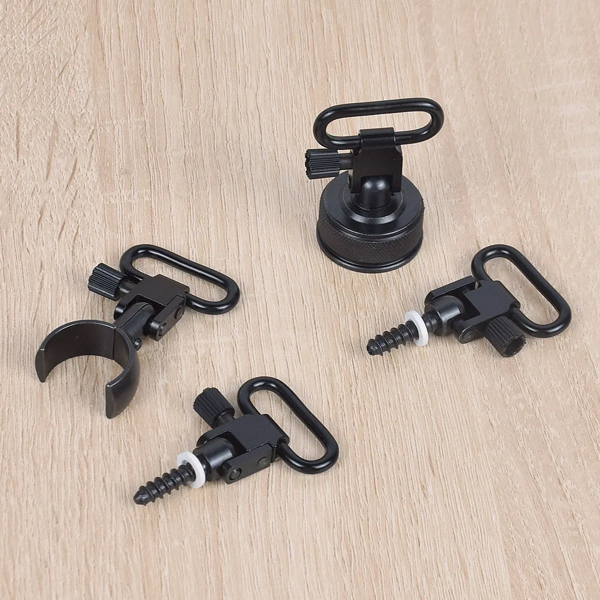 20GA 12GA Tactical QD Sling Swivels Mount Adapters Attachment Clips Hunting Metal Quick Detachable for Remington 870 view 4