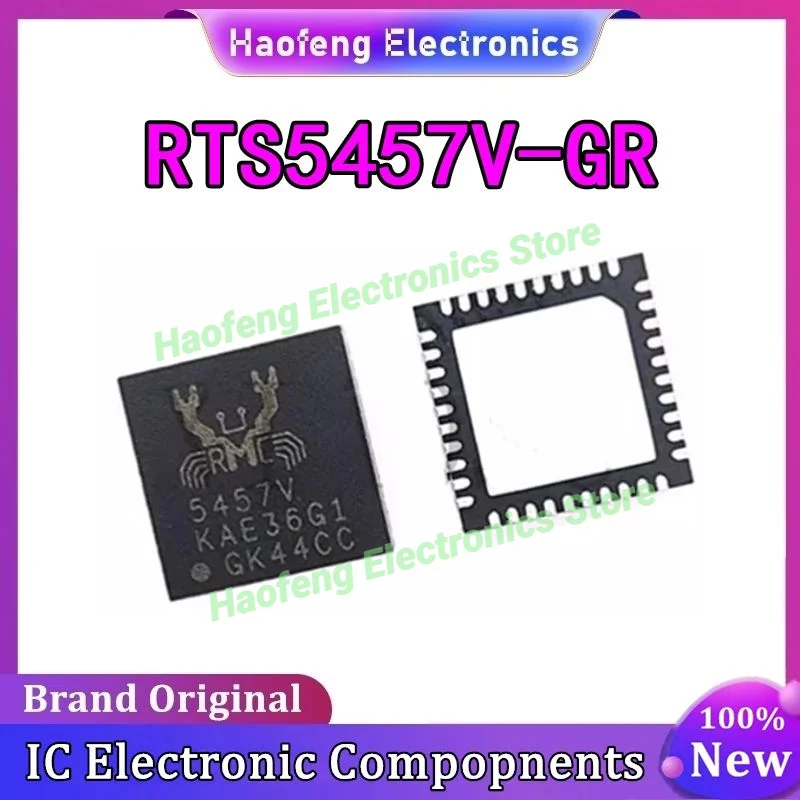 

2 шт. новый оригинальный RTS5457V-GR RTS5457V 5457V QFN40 в наличии