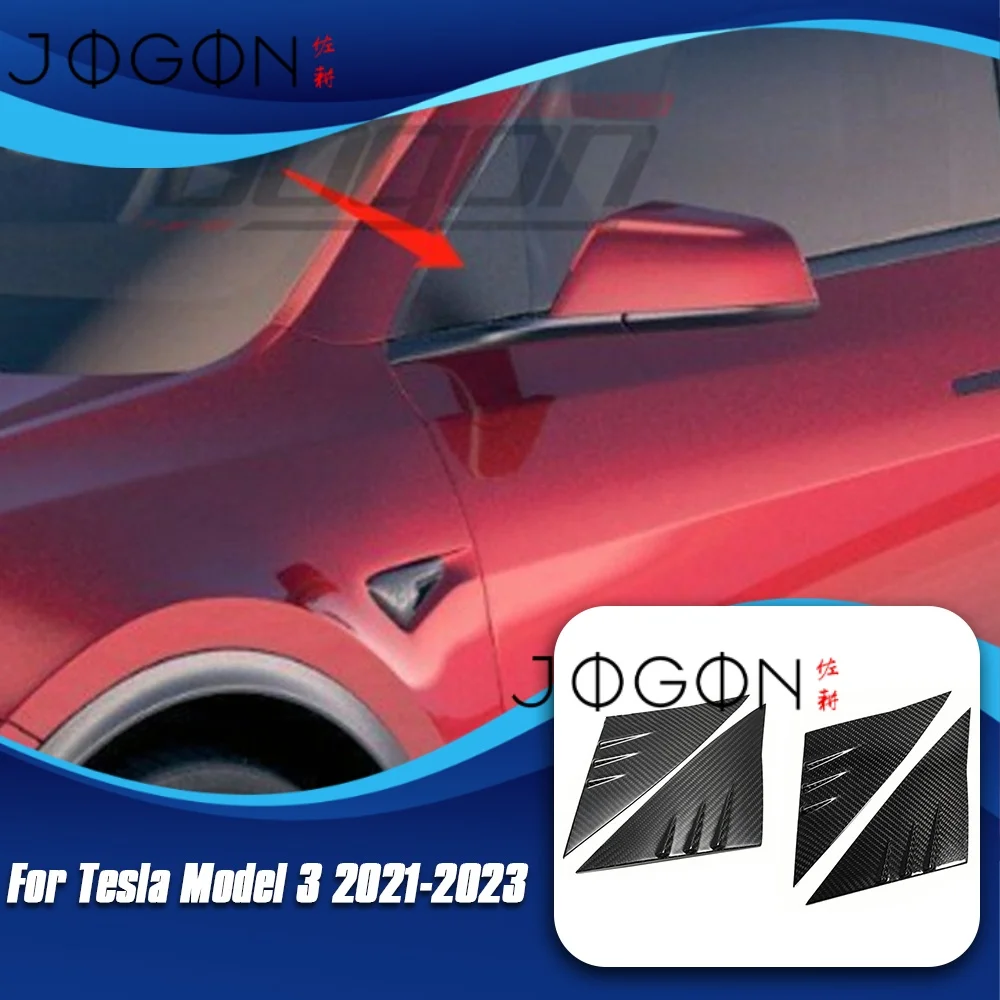 

Для Tesla Model 3 2017-2023 и Model Y 2020-2023: накладка на переднюю стойку (A-стойку) из сухого карбона для оконной панели