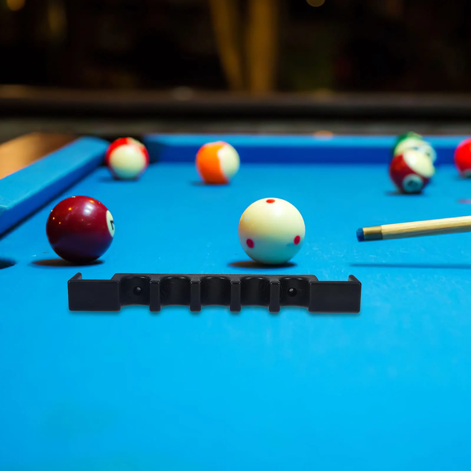 

1pc Billiards Durable Material Spacesaving Pool Stick Table Holder Pool Cue Holder Stick Organizer For Table Stand